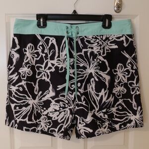 O'Neill Mens Tropical Hibiscus 17.5" Boardshorts~